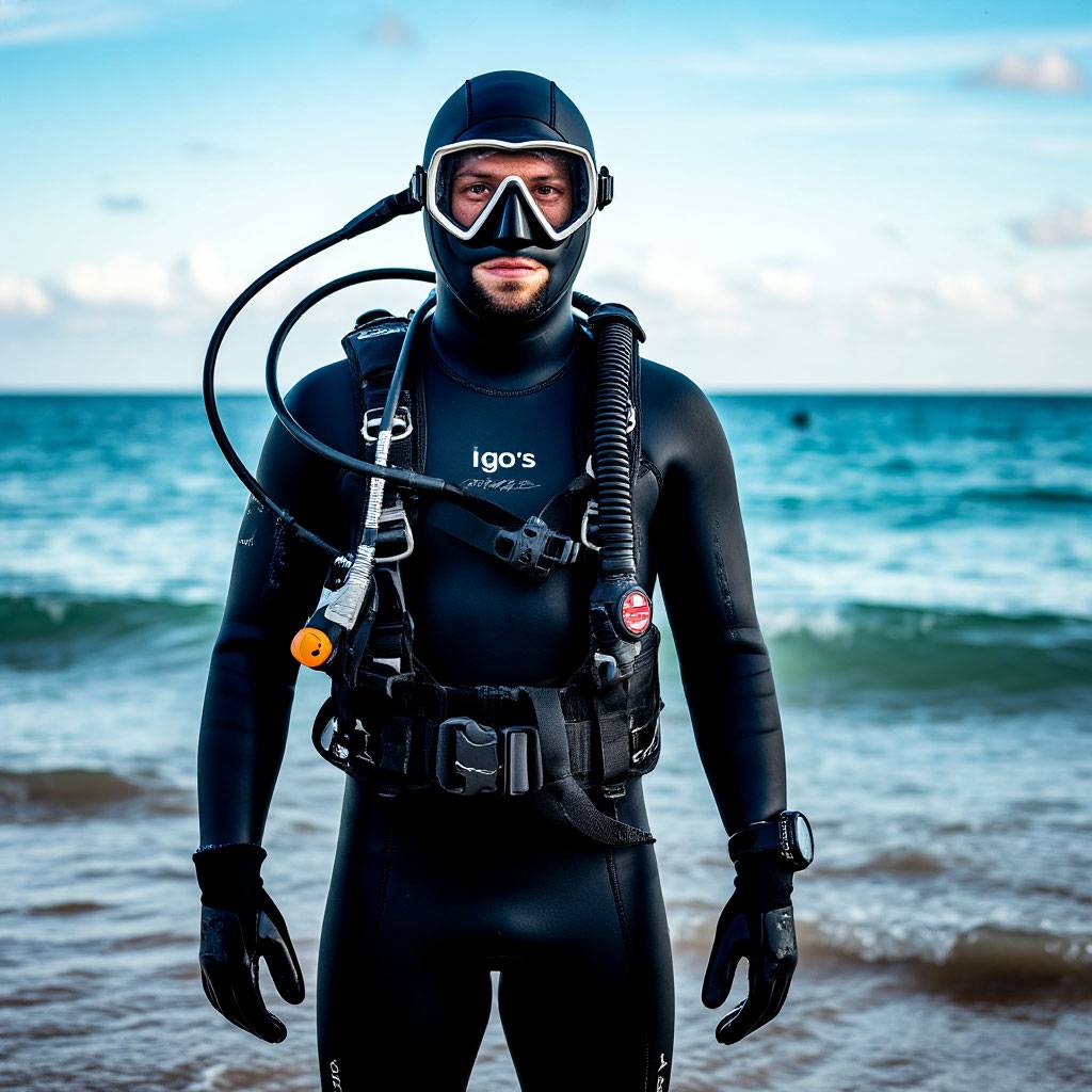 Diving certification ceremony