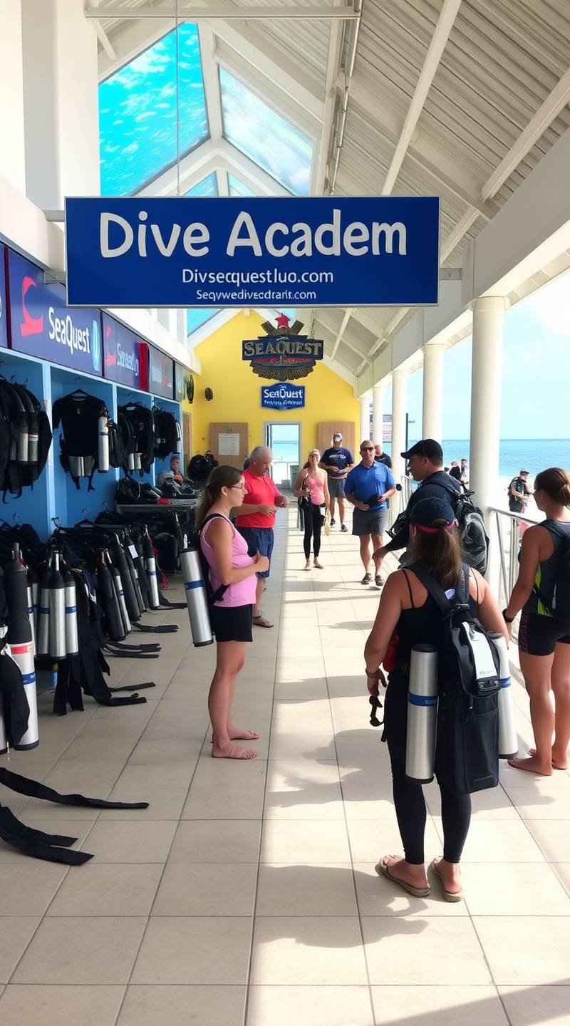 SeaQuest diving facilities and equipment